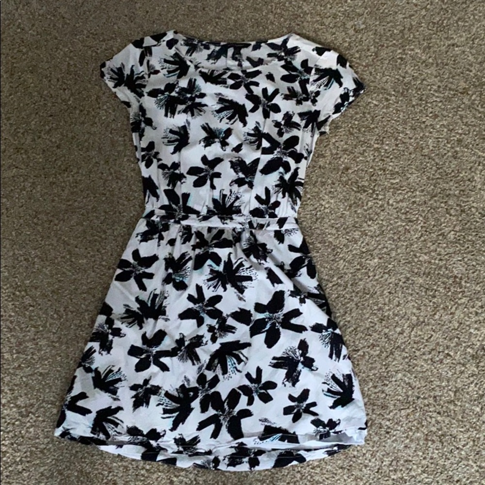 Flower printed dress